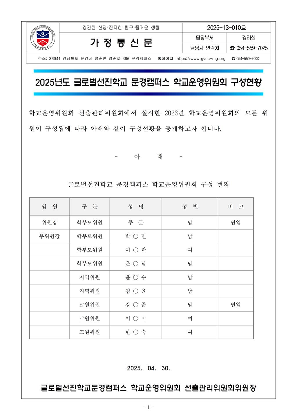 2025-13-010_2025학년도 글로벌선진학교문경캠퍼스 학교운영위원회 구성 현황 안내.jpg